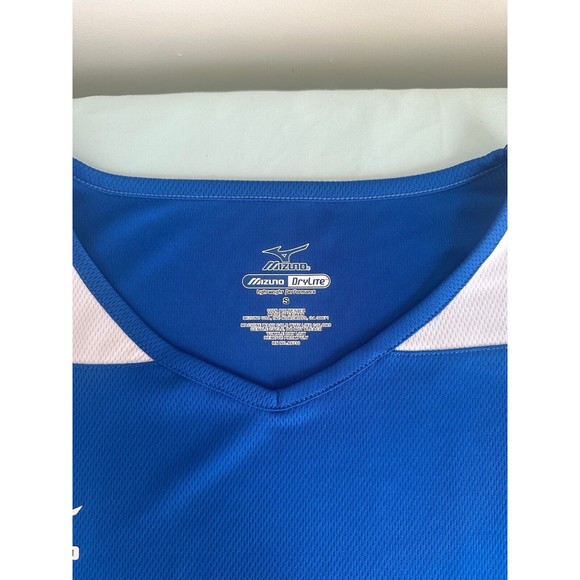 Mizuno Women's Volleyball Performance Cap Sleeve G3 Jersey, Royal/White - Small - Picture 5 of 6